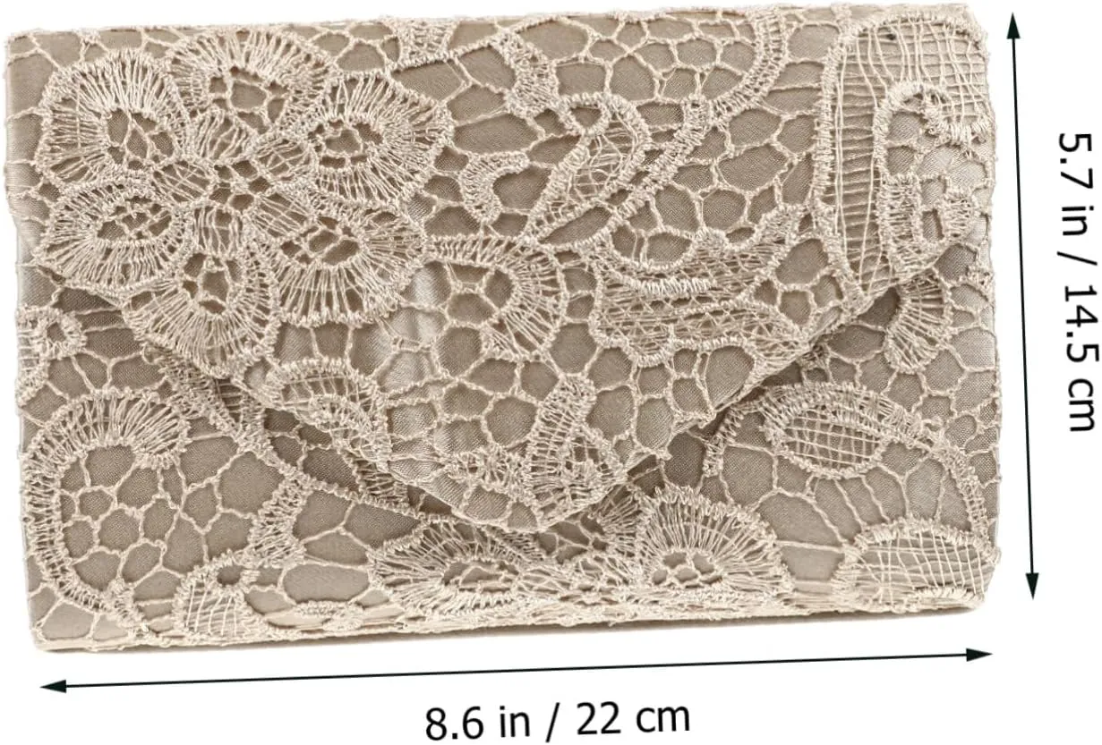 2pcs Handbag Clutch for Women Hand Purse for Women Wedding Clutch Prom Purse Glitter Wallets for Women