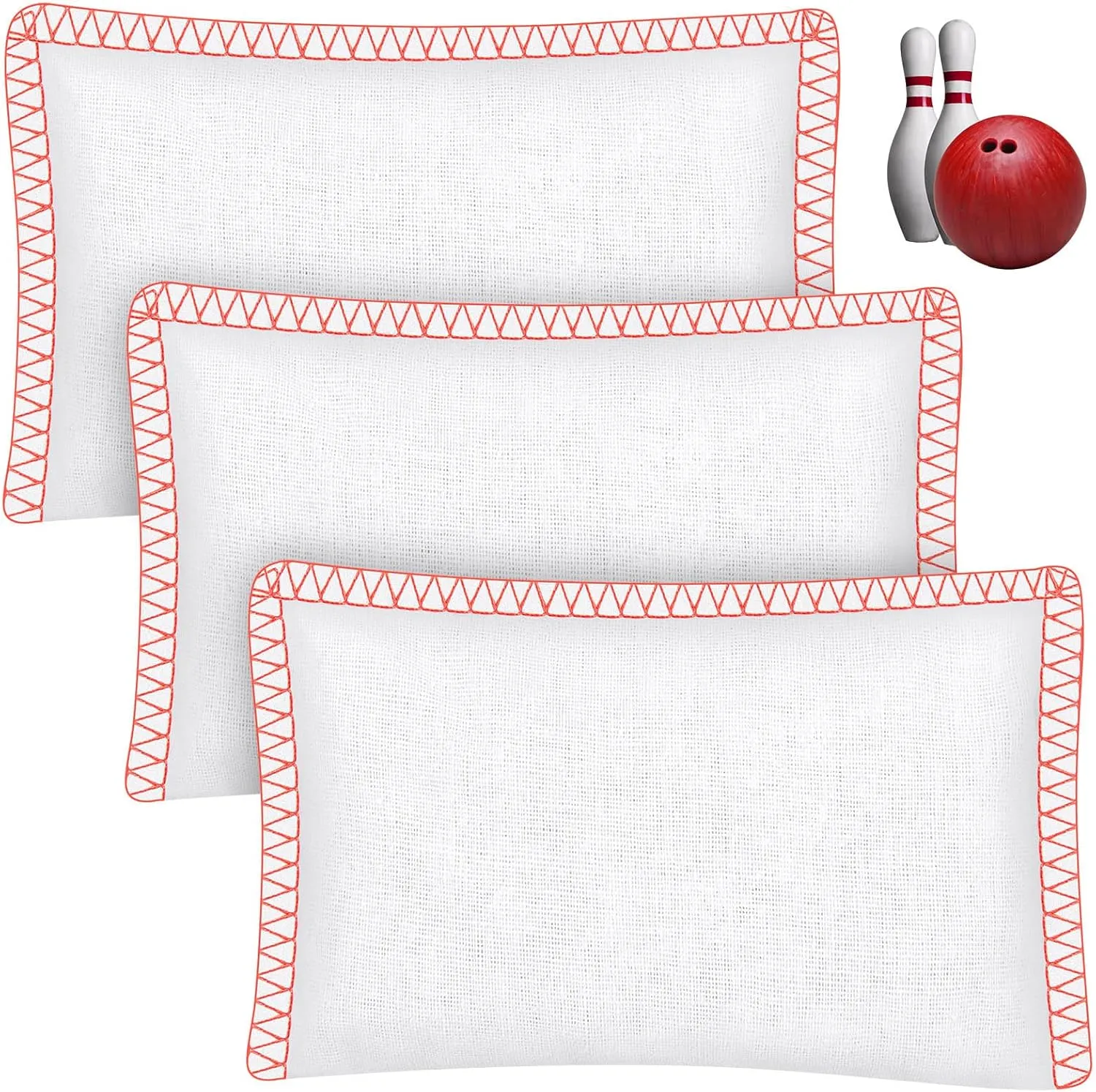 3 Pcs Bowling Rosin Bag Bowling Grip Sack Bowling Powder Bag for Hands 1 Oz/ 30 ml Bowling Accessories Kit for Drying Hand Bowling Sports Dry Tennis Powder Golf Ball