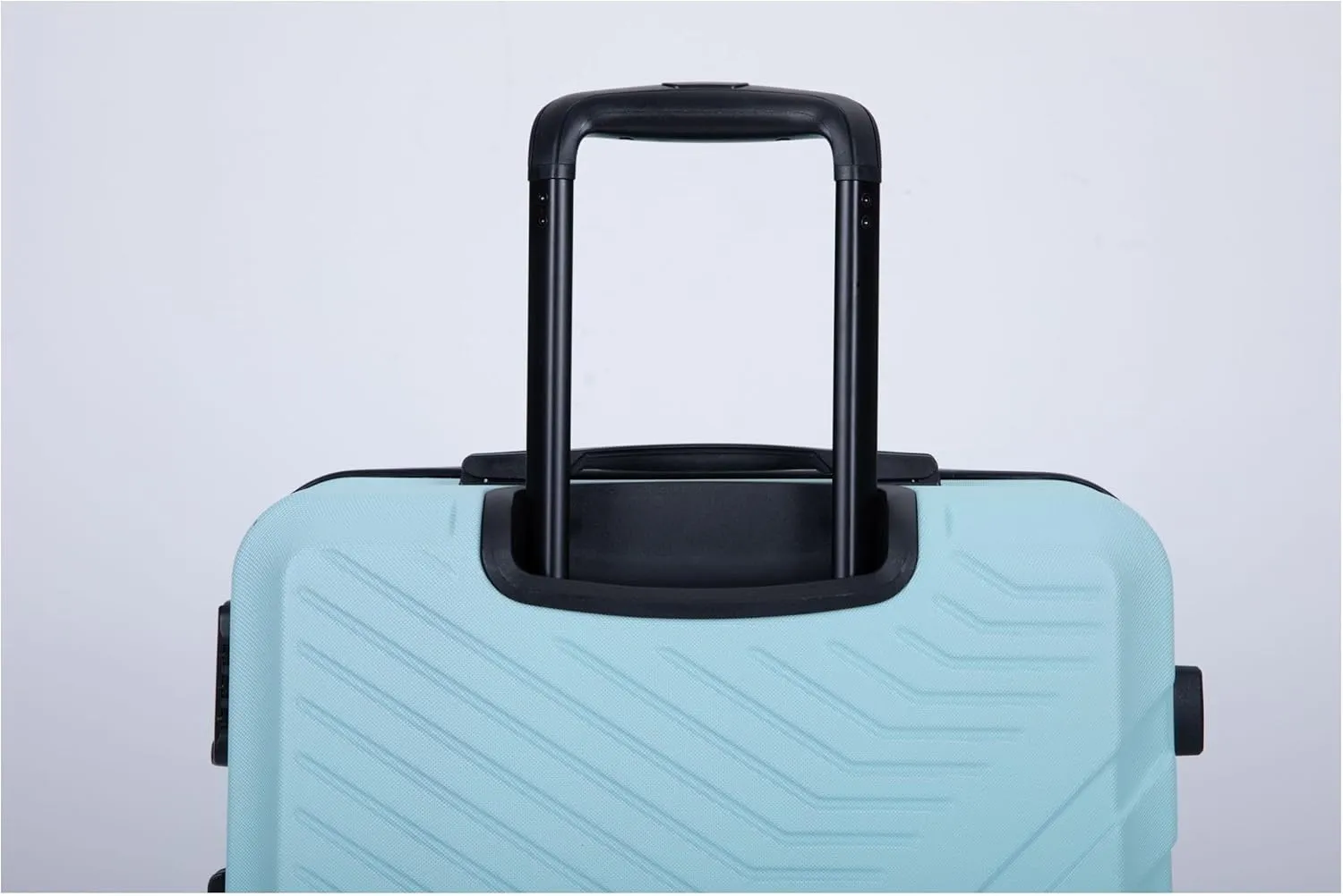 3 Piece Luggage Sets Lightweight Suitcase with Two ; Spinner Wheels; TSA Lock; (20/24/28),Blue