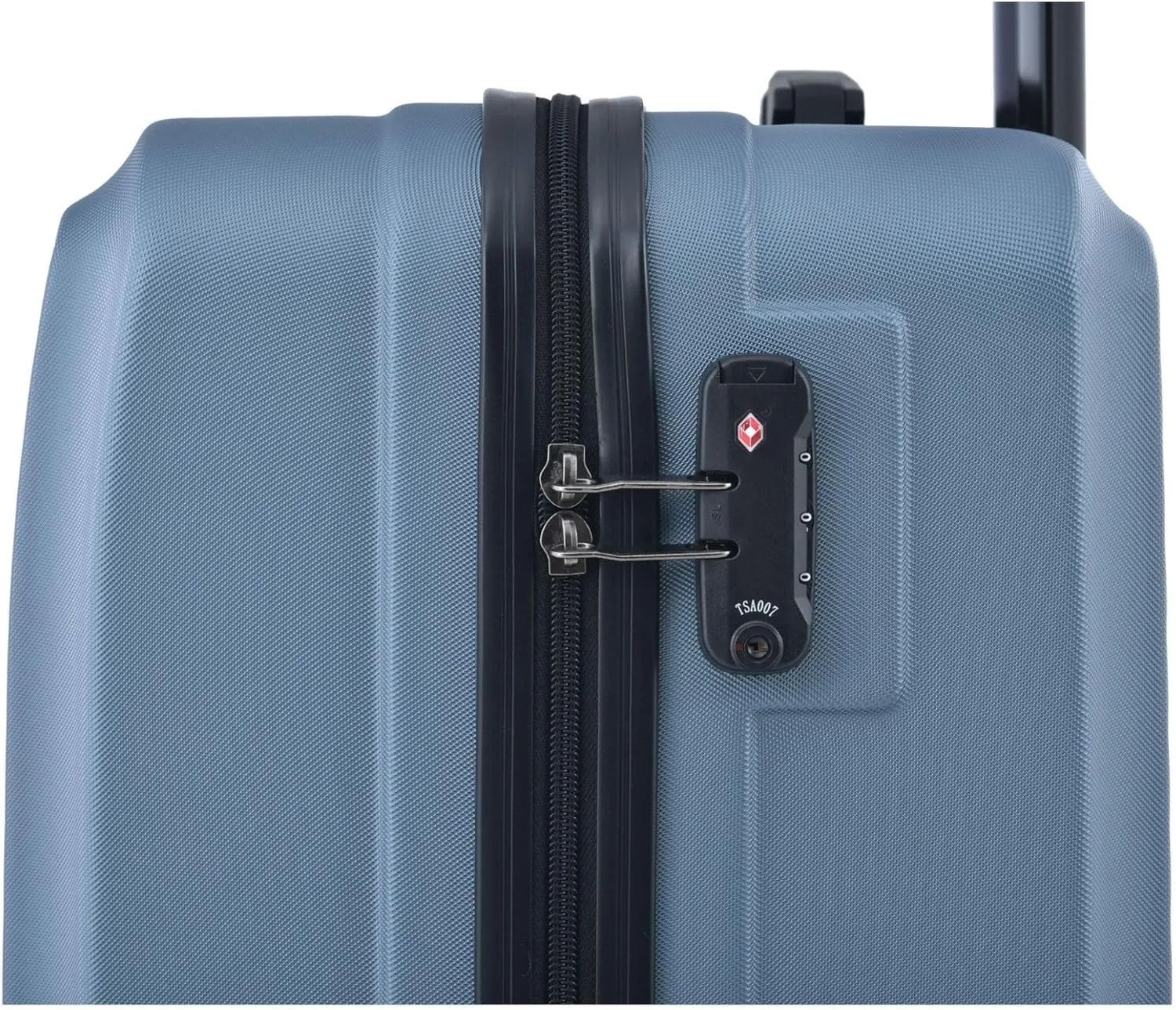 3 Piece Luggage Sets Lightweight Suitcase with Two ; Spinner Wheels; TSA Lock; (20/24/28),Blue