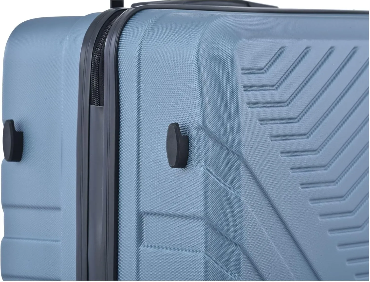 3 Piece Luggage Sets Lightweight Suitcase with Two ; Spinner Wheels; TSA Lock; (20/24/28),Blue