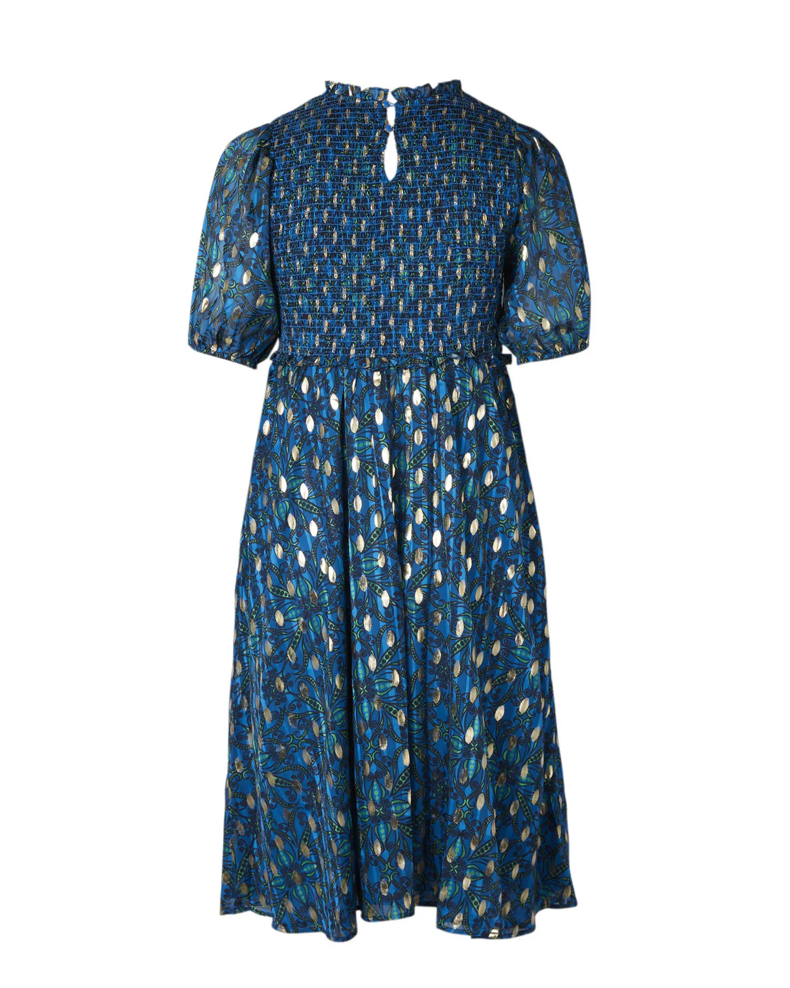 Abigail Dress | Aquamarine Multi