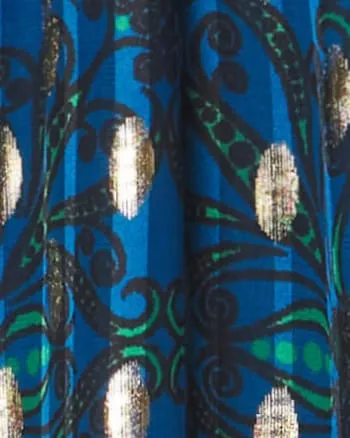Abigail Dress | Aquamarine Multi