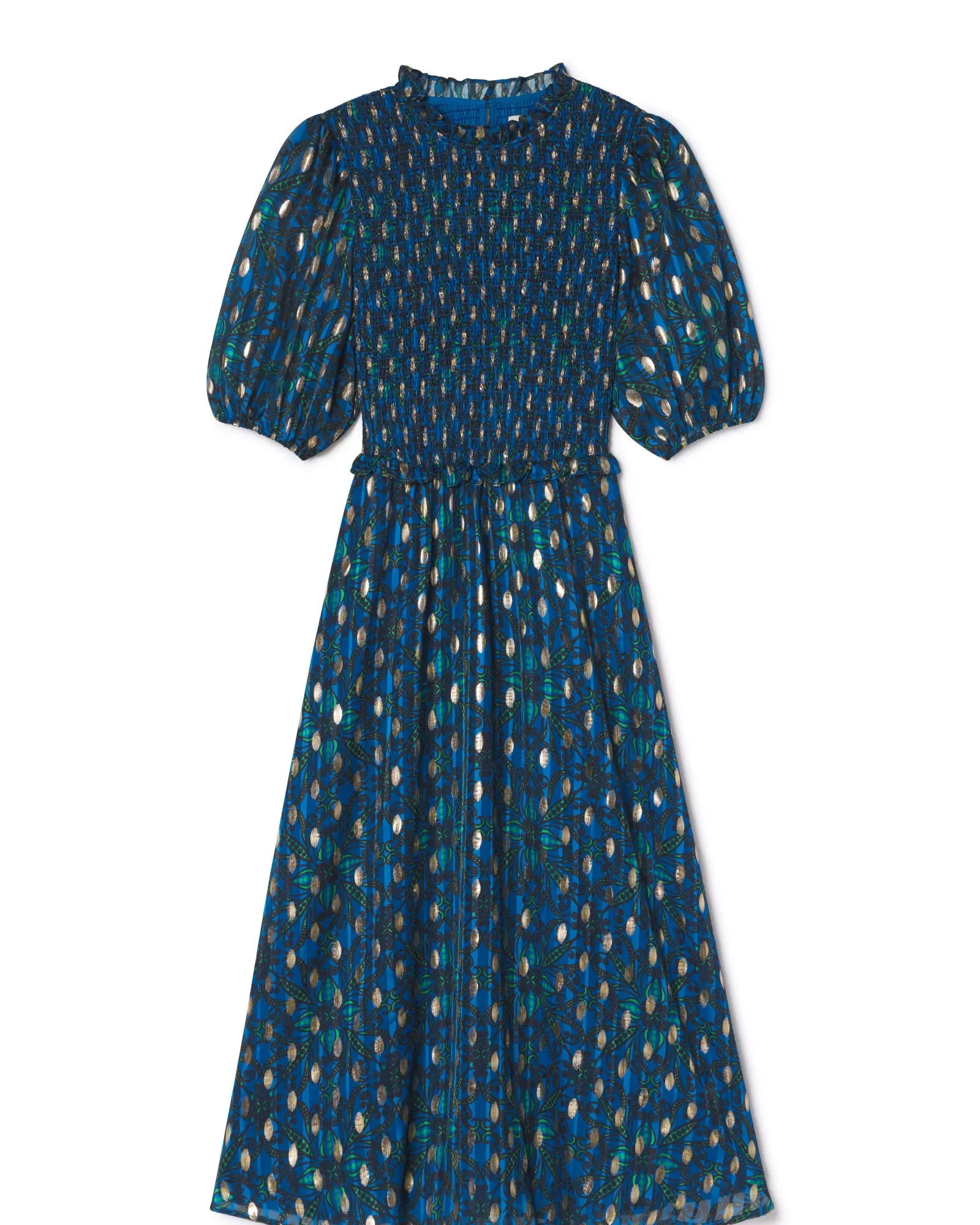 Abigail Dress | Aquamarine Multi