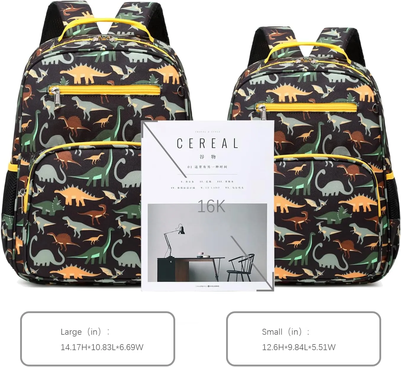 abshoo Dinosaur Backpack for Kid Little Small Boys Bookbag Preschool Toddler Backpack (Dinosaur)