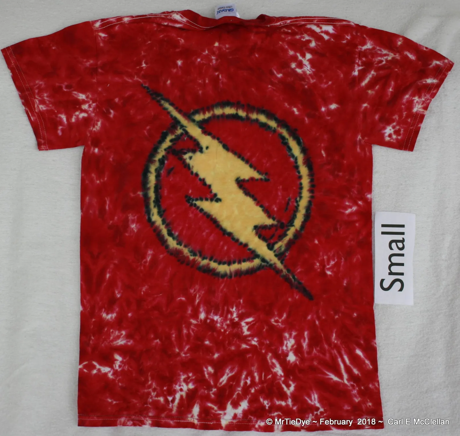 Adult Small Tie-Dye Flash Tee
