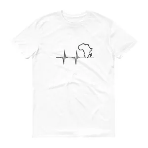 African Heartbeat - Men's Short-Sleeve T-Shirt