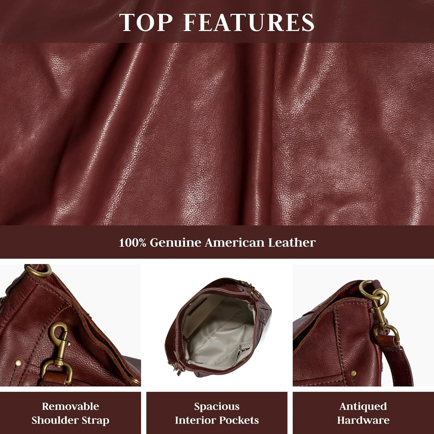 American Leather Co. Austin Shoulder Bags for Women