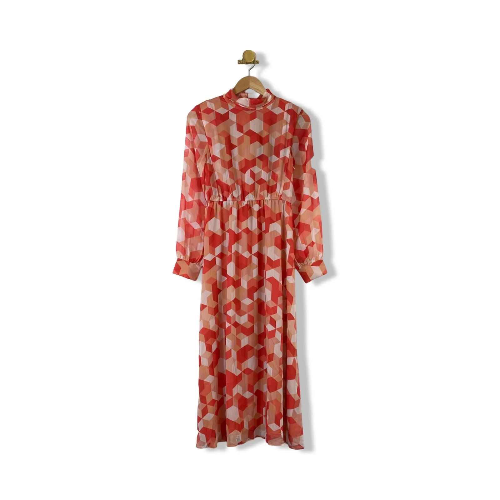 Area Stars Mock Neck Dress
