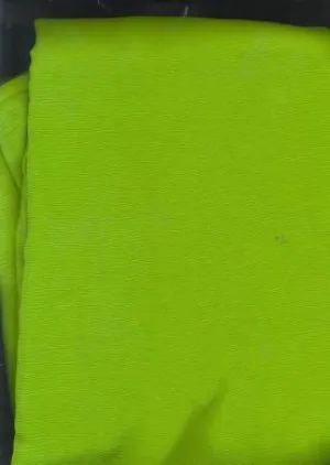 Avocado green ~100% silk chiffon fabric 44 inches