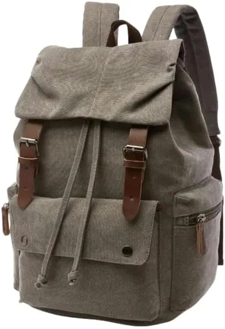 Backpack Canvas Laptop Backpack for Men Women Fashion Women Travel Backpacks