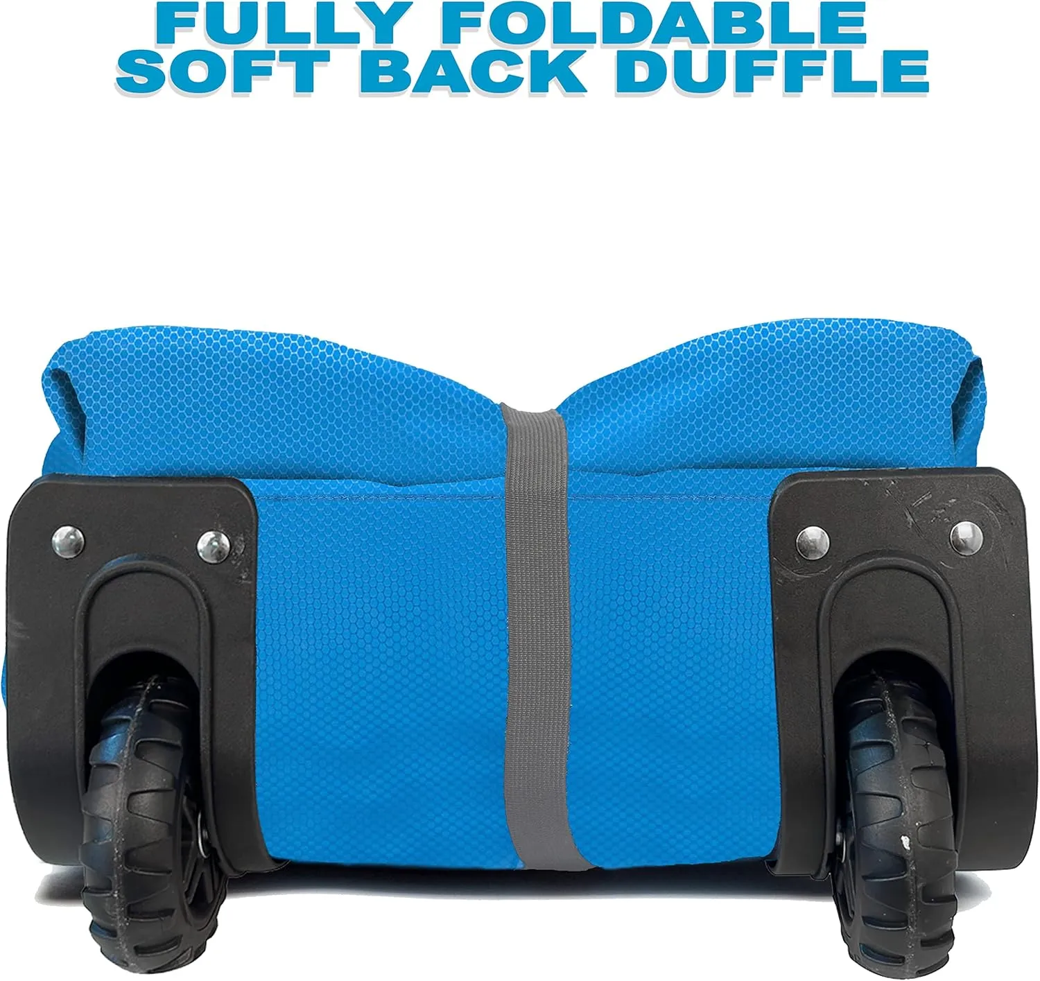 Bago Rolling Duffle Bag with Wheels - 31" 120L Foldable Weekender Bag, Waterproof Travel Duffel Bag, Heavy Duty lightWeight Duffle Bag for Traveling, Rolling Duffel Bag with Wheels (Blue)