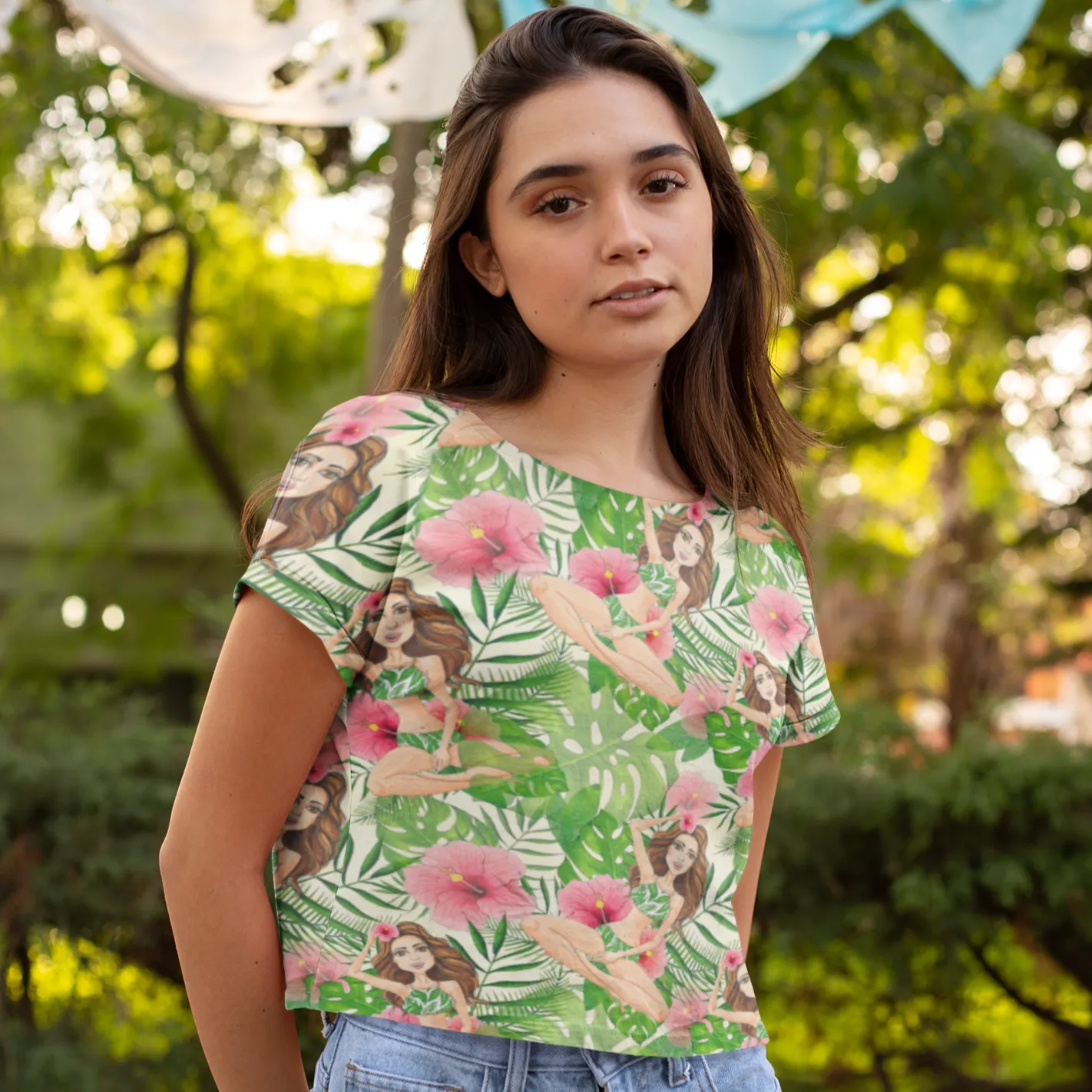 Beach fairy Crop Tee