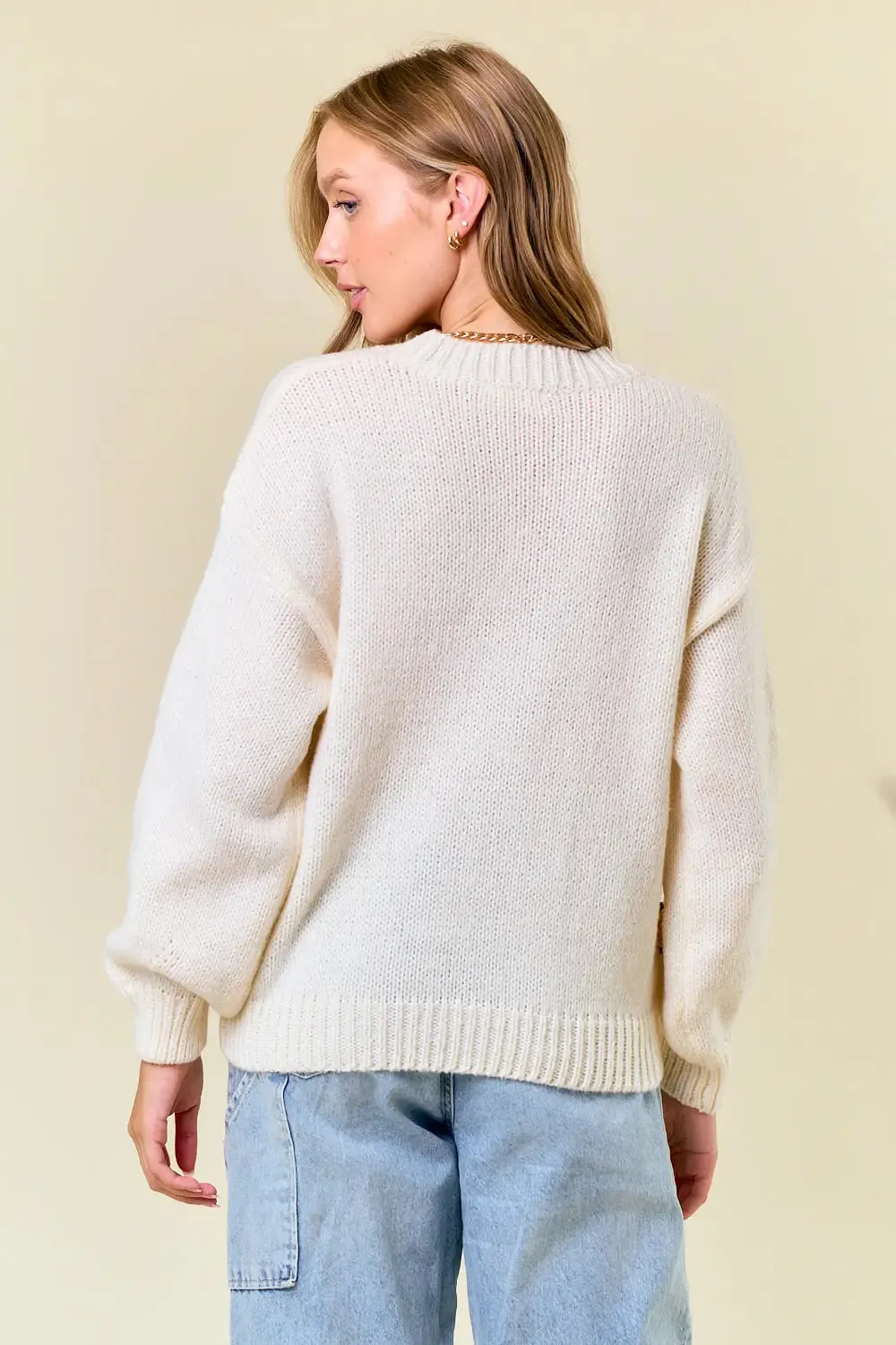 BEE KNIT SWEATER