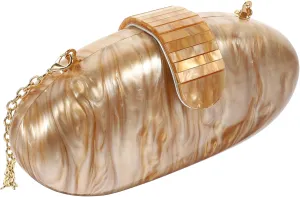 BESPORTBLE Cute Portable Party Purse Beautiful Goose Egg Shape Handbag Tote for Women
