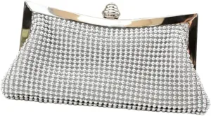 BESPORTBLE Elegant Diamond Chain Bag Handbag Fashion Clutch for Wedding Prom Banquet