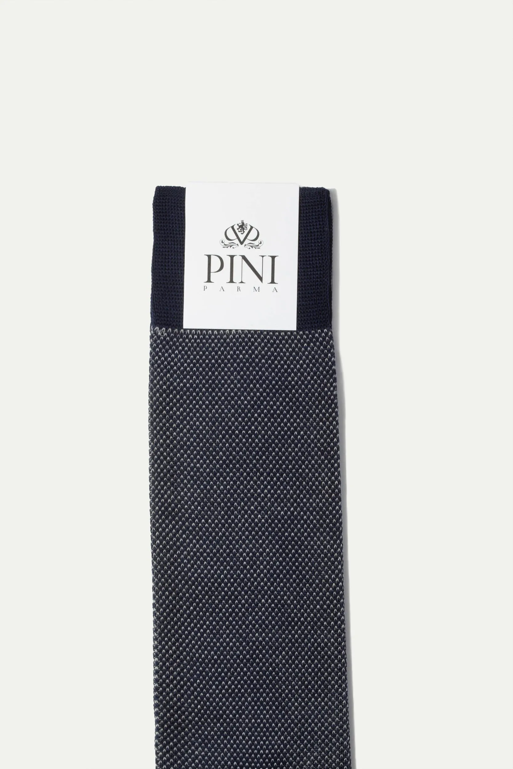 Blue patterned short socks - Made in Italy