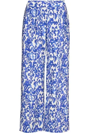 Blue Patterned Trousers - Brandtex