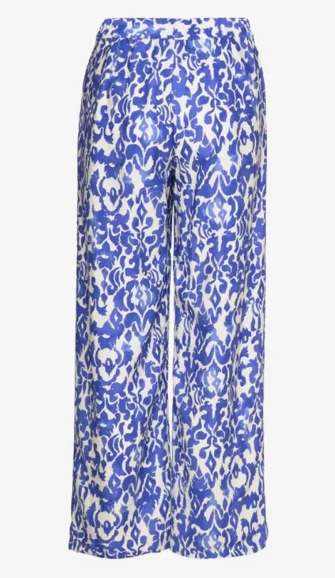 Blue Patterned Trousers - Brandtex