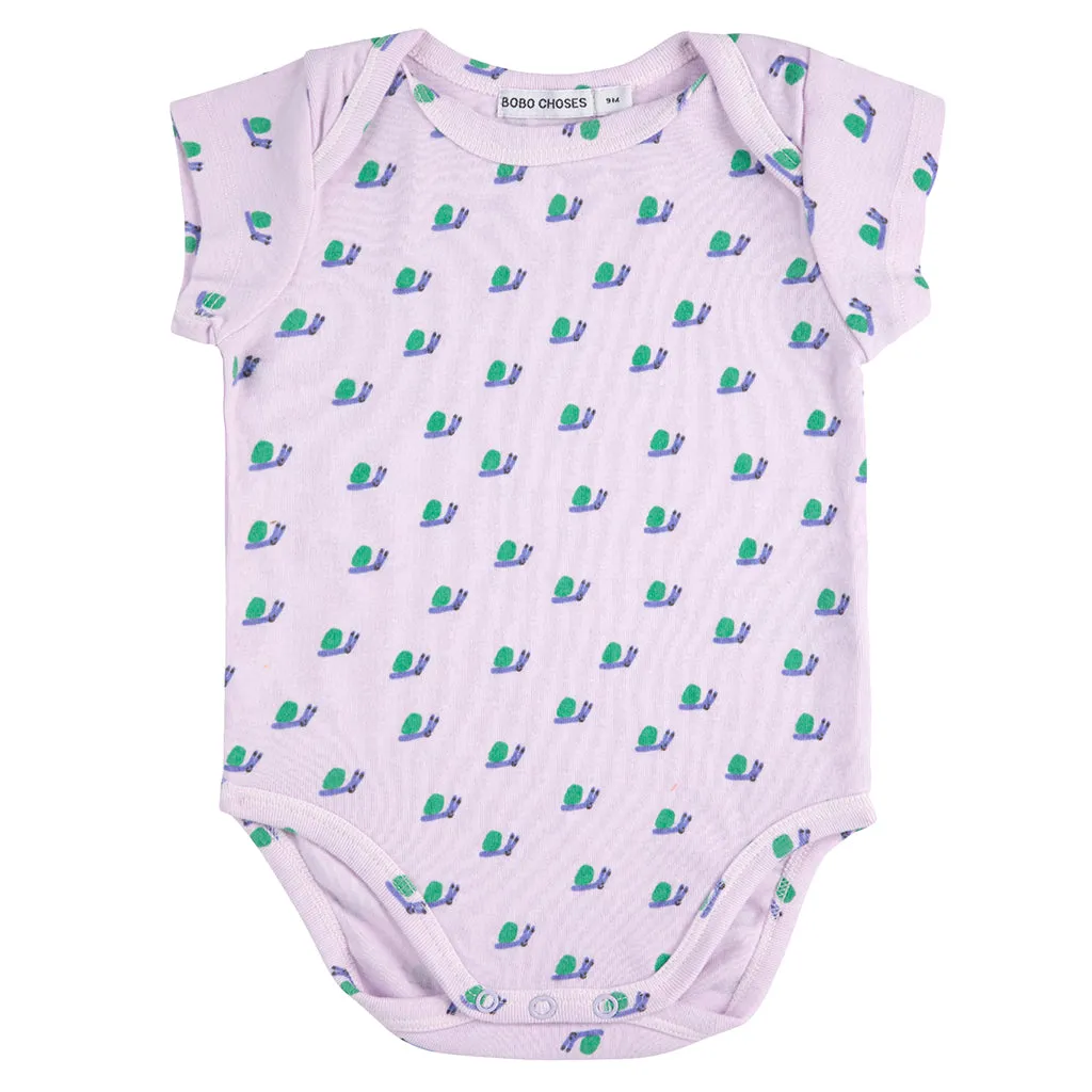 Bobo Choses Baby Funny Snail Three Piece Gift Set Lavender Purple