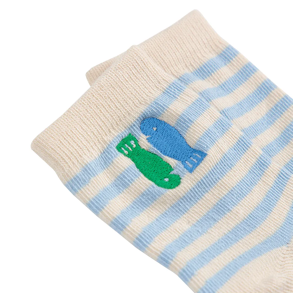 Bobo Choses Baby Lucky Fish Three Piece Gift Set Blue