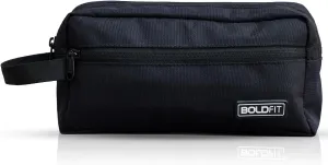 Boldfit Toiletry Bag for Men Toiletry Bag for Women Makeup Pouch, Travel Essentials Travel Organizer Makeup Bag Travel Pouch for Men for Travel Accessories Travel Kit for Toiletries, Wash Bag - Black,