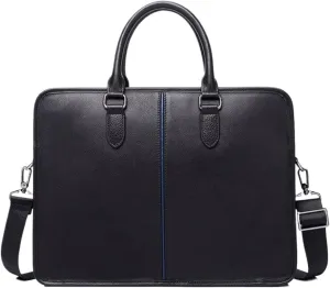Business Briefcases Mens Carrying Cases Genuine Leather Messenger Shoulder Bags Laptop Bags Handbags