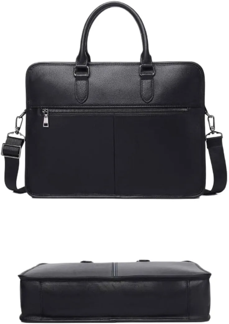 Business Briefcases Mens Carrying Cases Genuine Leather Messenger Shoulder Bags Laptop Bags Handbags