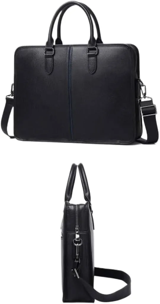 Business Briefcases Mens Carrying Cases Genuine Leather Messenger Shoulder Bags Laptop Bags Handbags