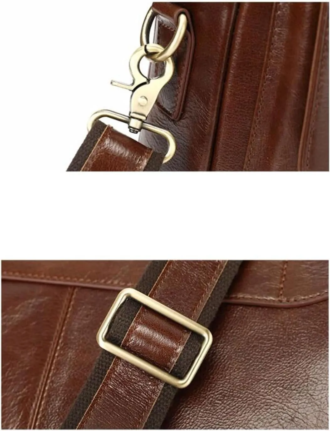 Business Handbags Briefcases Mens Laptop Bags Leather Carrying Cases Computer Messenger Shoulder Bags