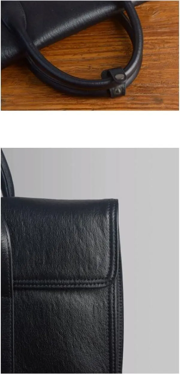 Business Handbags Mens Briefcases Laptop Bags Genuine Leather Carrying Cases Messenger Shoulder Bags