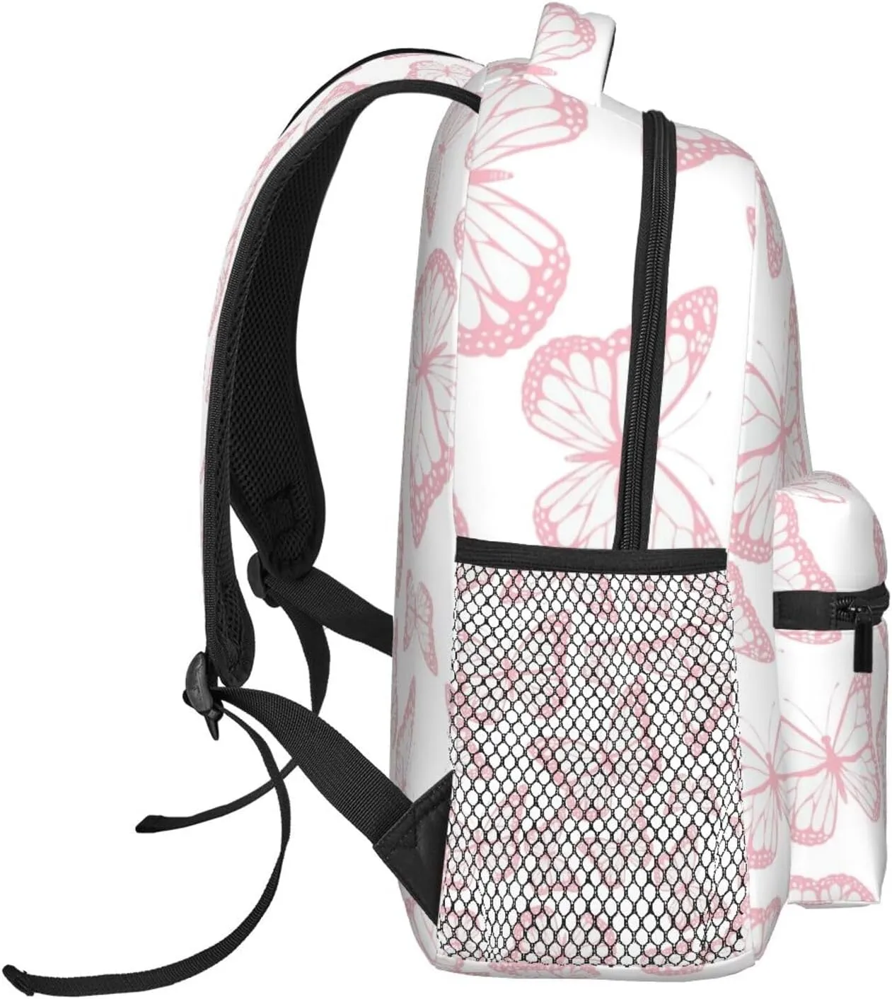Butterfly Travel Laptop Backpack Women Lightweight Backpack Adjustable College Backpack Fits 15.6 Inch Laptop Waterproof Travel Backpack for Men
