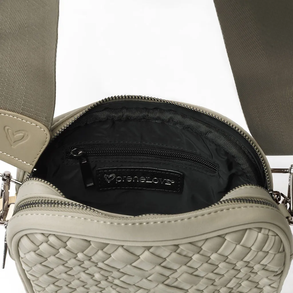 Caledon Woven Crossbody - Khaki