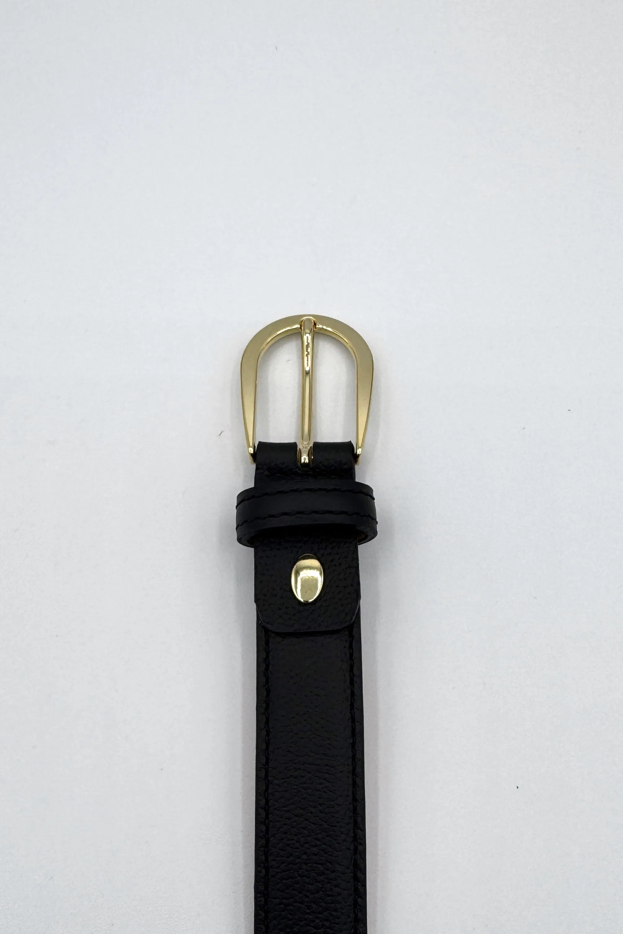 Calf Leather Thin Belt