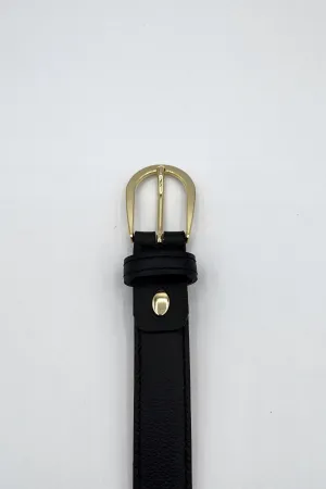 Calf Leather Thin Belt
