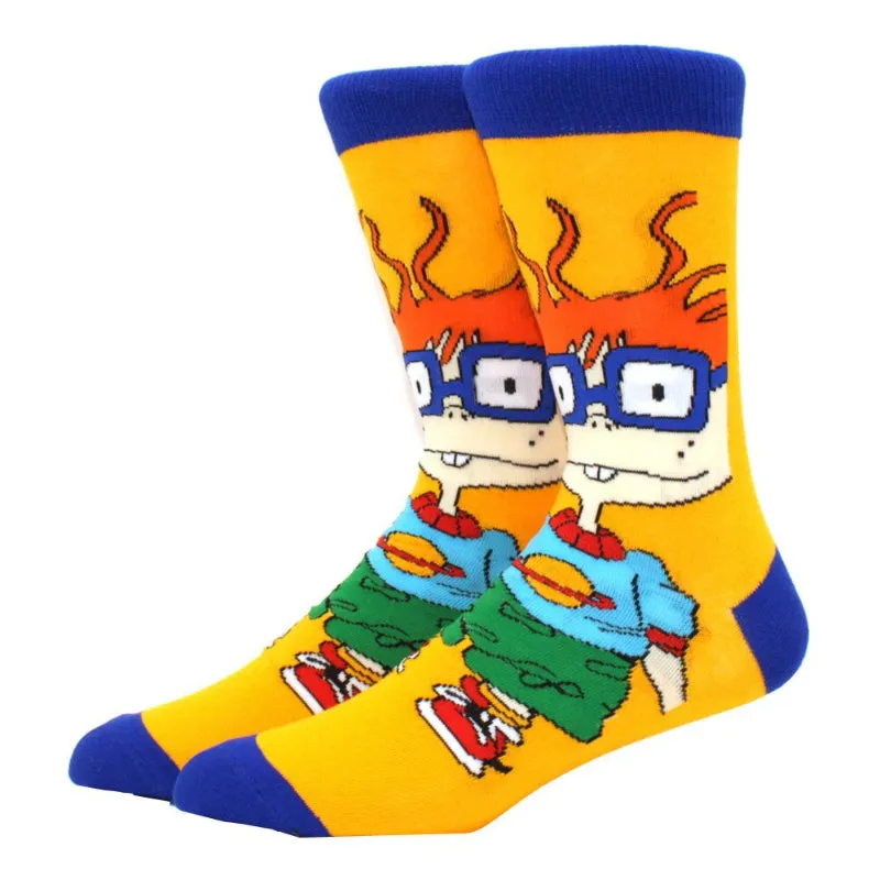 Cartoon Sewing Patterned Casual Socks