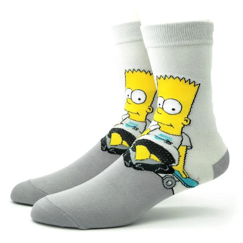 Cartoon Sewing Patterned Casual Socks