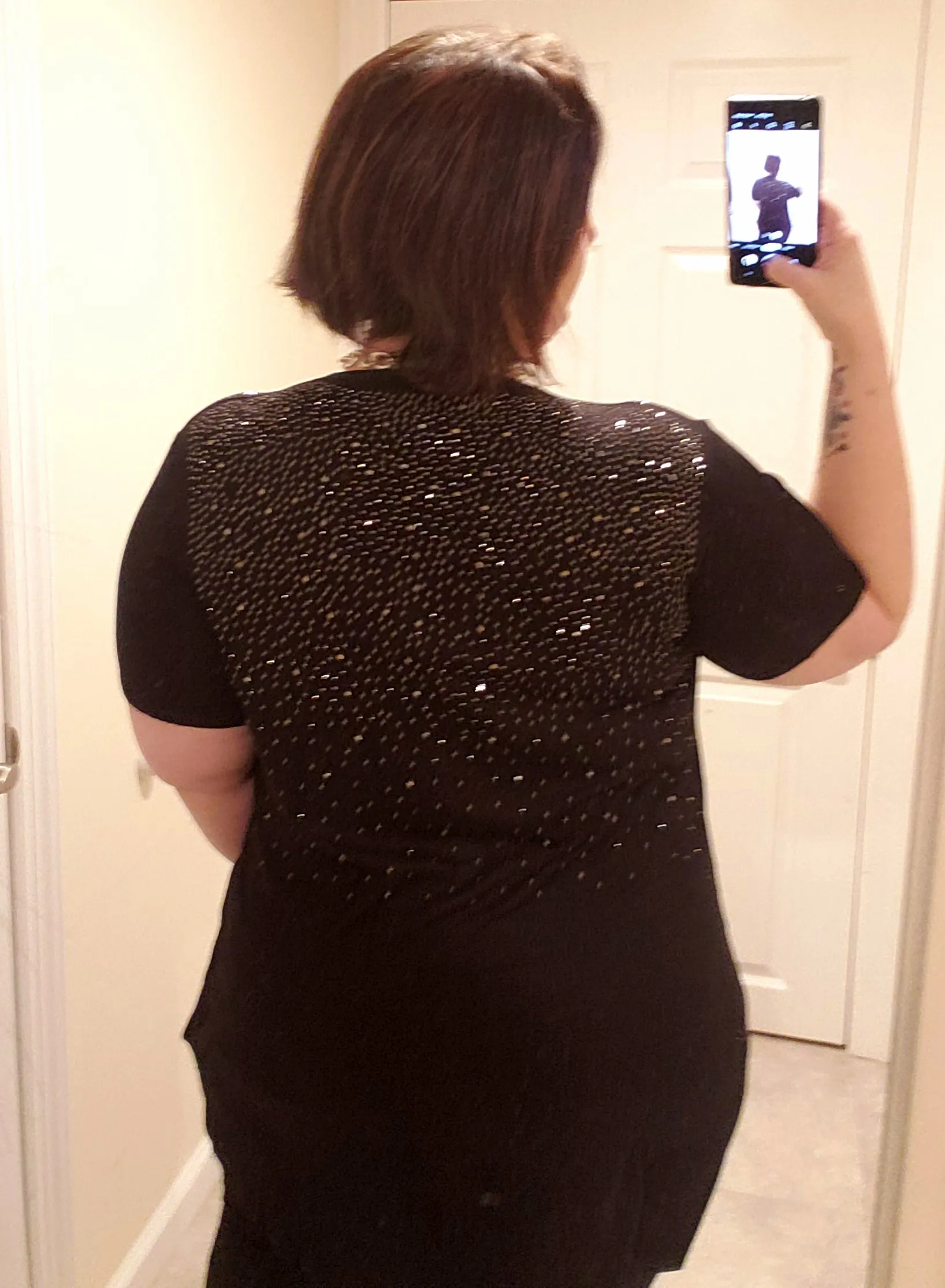 Cascade of Sparkle Short Sleeve Cardigan