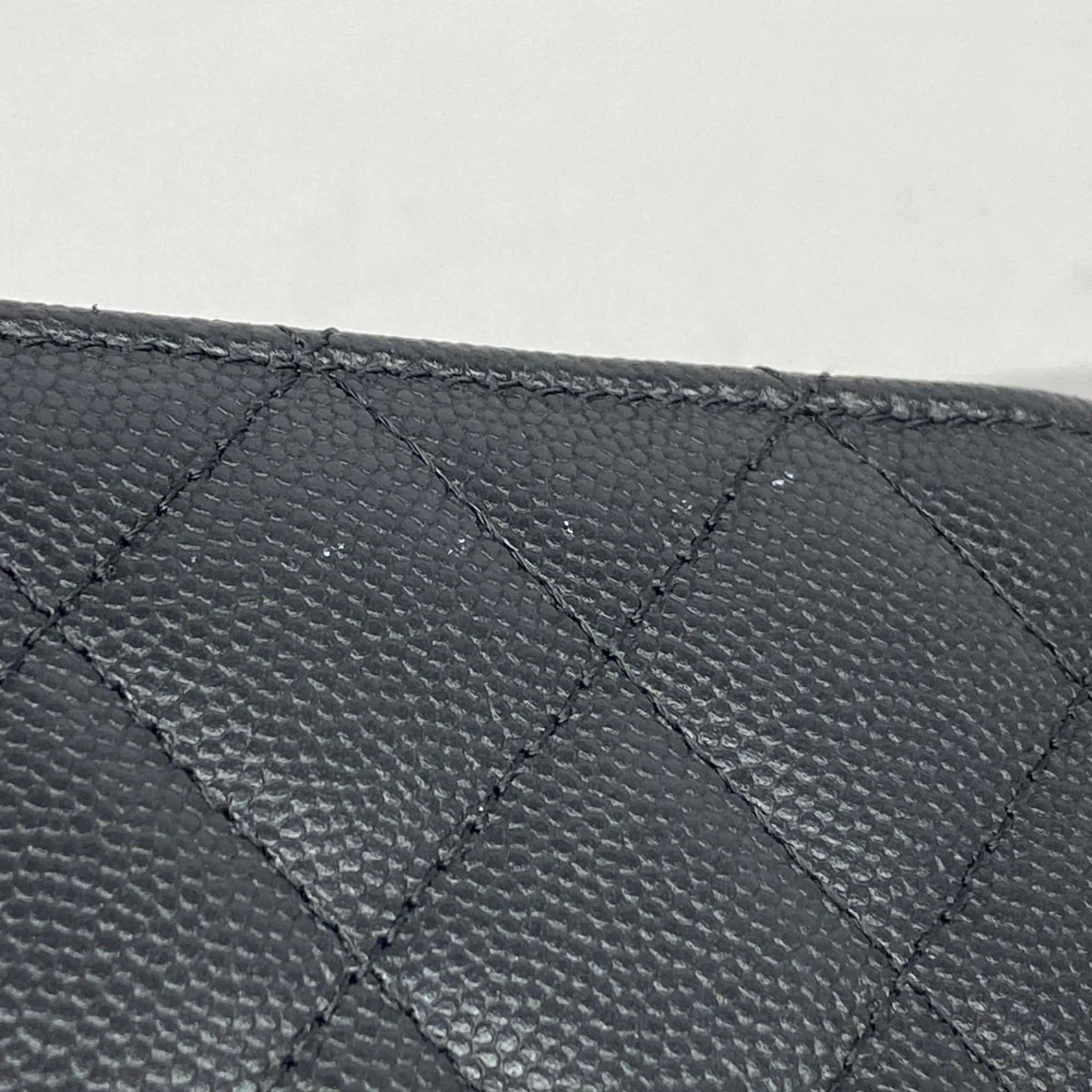 Chanel Notebook Cover Matelasse Caviar Skin Black Women's