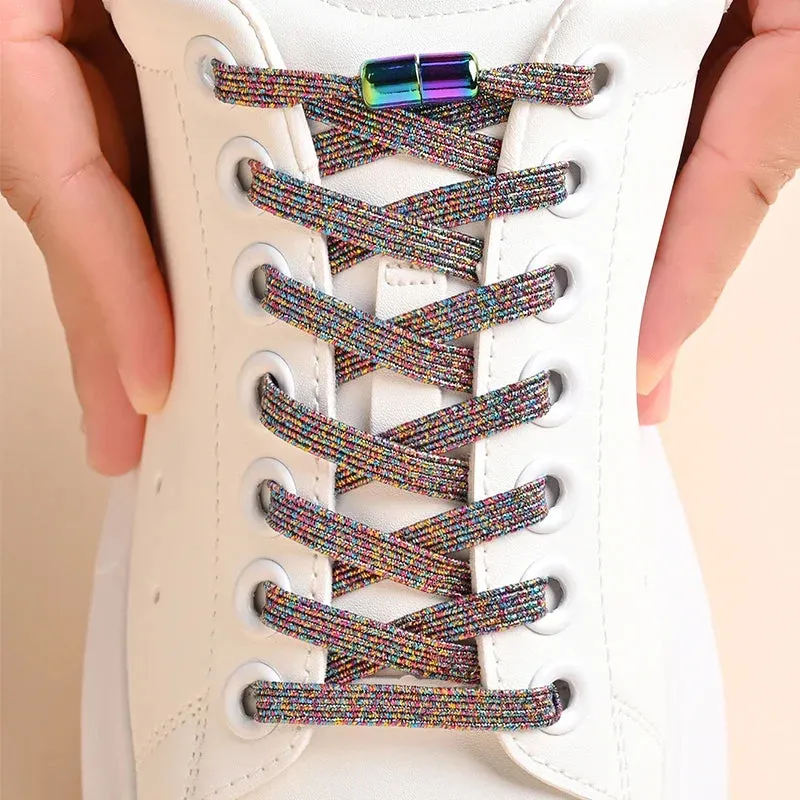 Colorful Buckle Shoelaces without Ties Laces