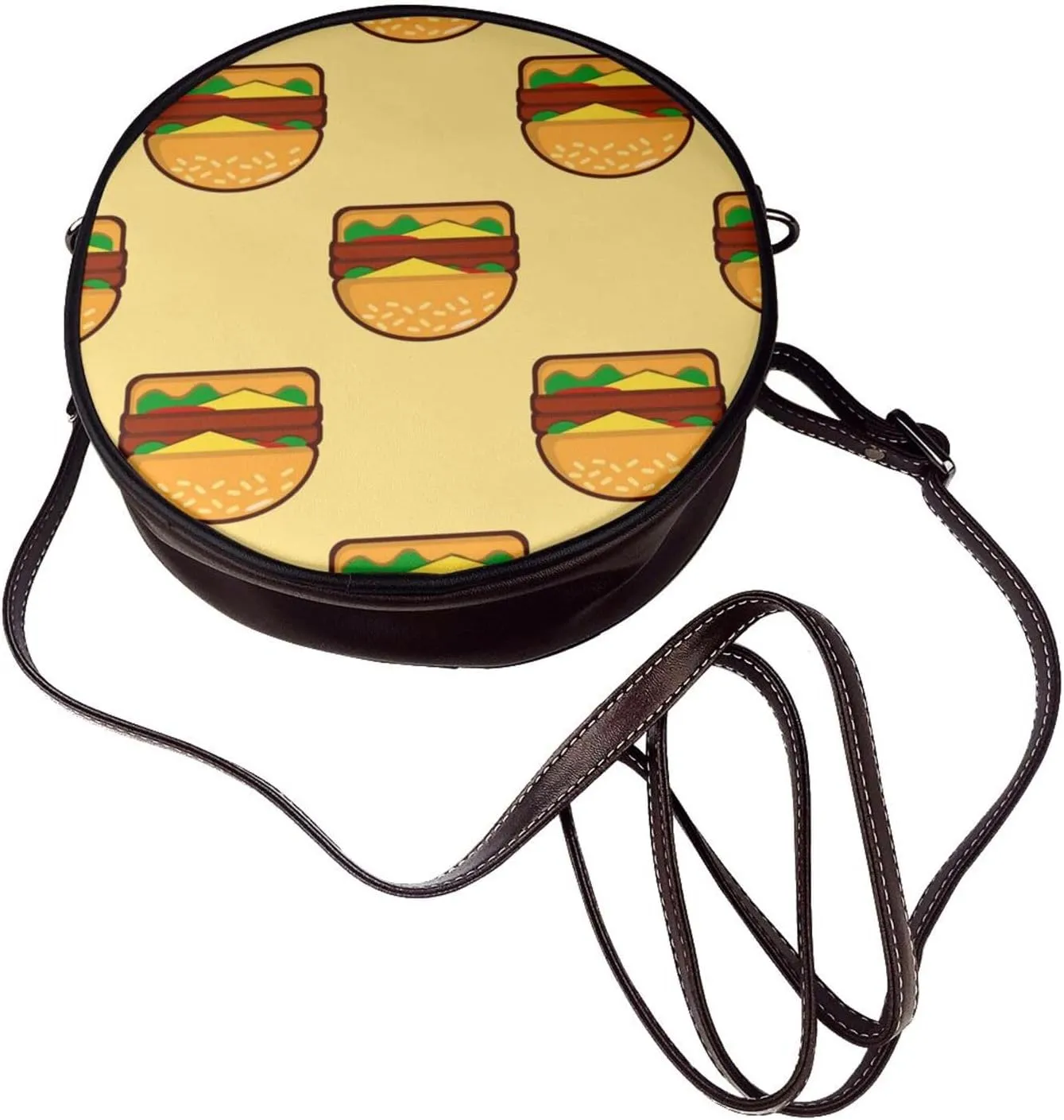 Crossbody Shoulder Bags for Women Small Round Satchel Handbags Purse