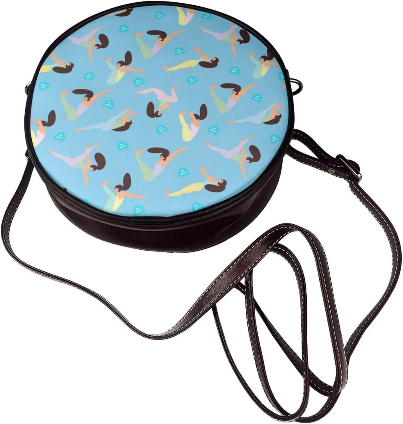 Crossbody Shoulder Bags for Women Small Round Satchel Handbags Purse