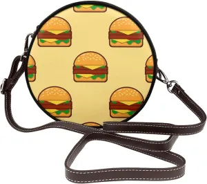 Crossbody Shoulder Bags for Women Small Round Satchel Handbags Purse