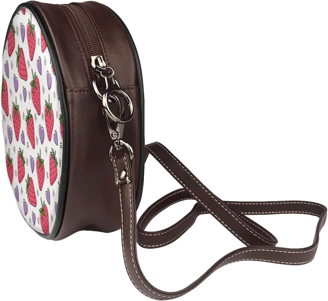 Crossbody Shoulder Bags for Women Small Round Satchel Handbags Purse
