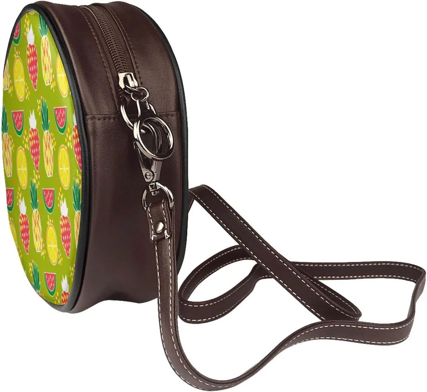 Crossbody Shoulder Bags for Women Small Round Satchel Handbags Purse