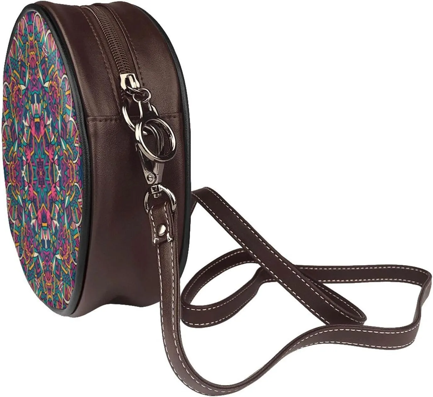 Crossbody Shoulder Bags for Women Small Round Satchel Handbags Purse