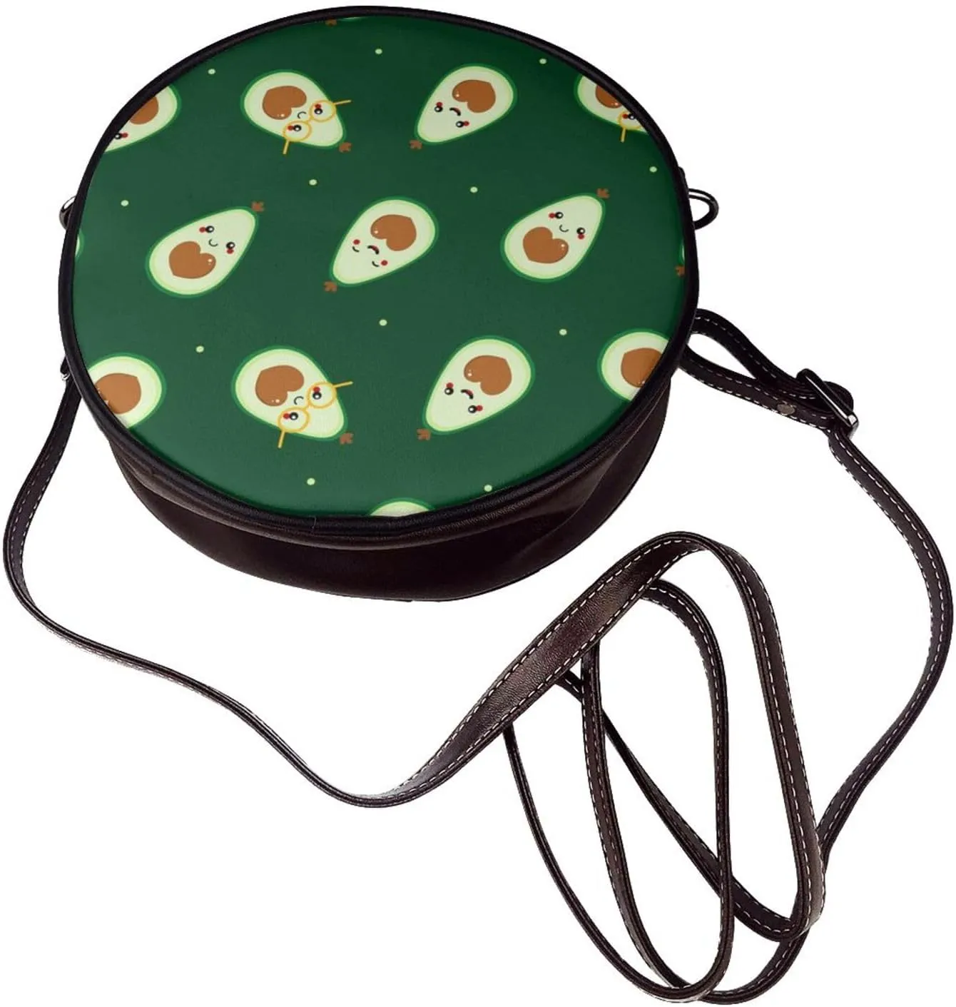 Crossbody Shoulder Bags for Women Small Round Satchel Handbags Purse