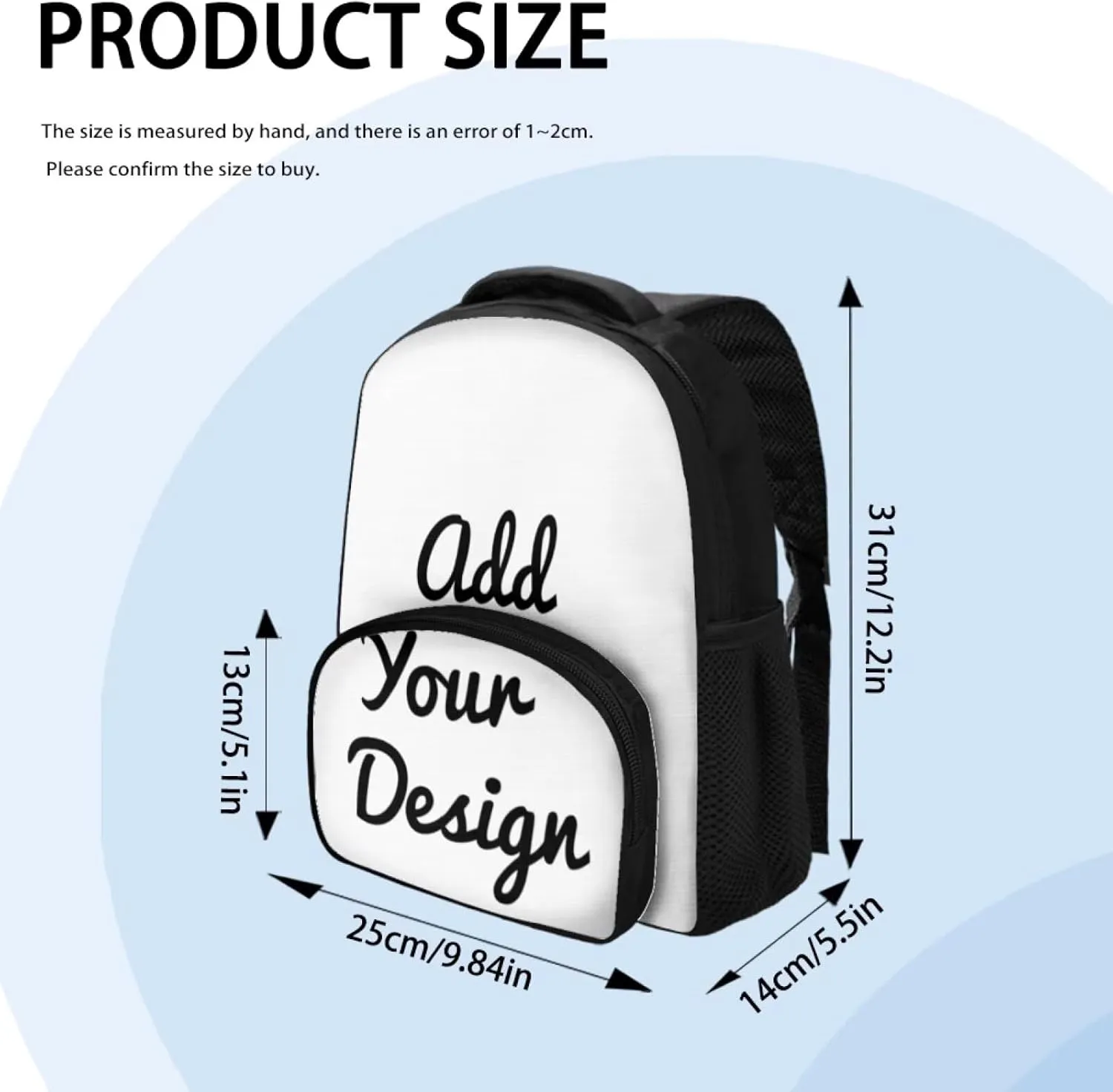 Custom Girls Backpacks Ages 4-6 Ages 12 Inch Customized Name School Bags for Preschool Personalized Daycare Backpacks for Diaper Storage Toddlers Bookbags