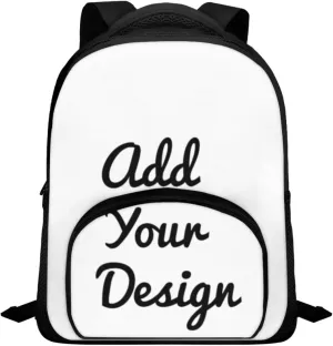 Custom Girls Backpacks Ages 4-6 Ages 12 Inch Customized Name School Bags for Preschool Personalized Daycare Backpacks for Diaper Storage Toddlers Bookbags
