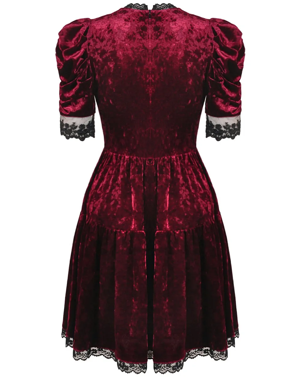 Dark In Love Scarlet Rapture Gothic Evening Dress